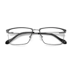 Rectangle Black/Silver Eyeglasses