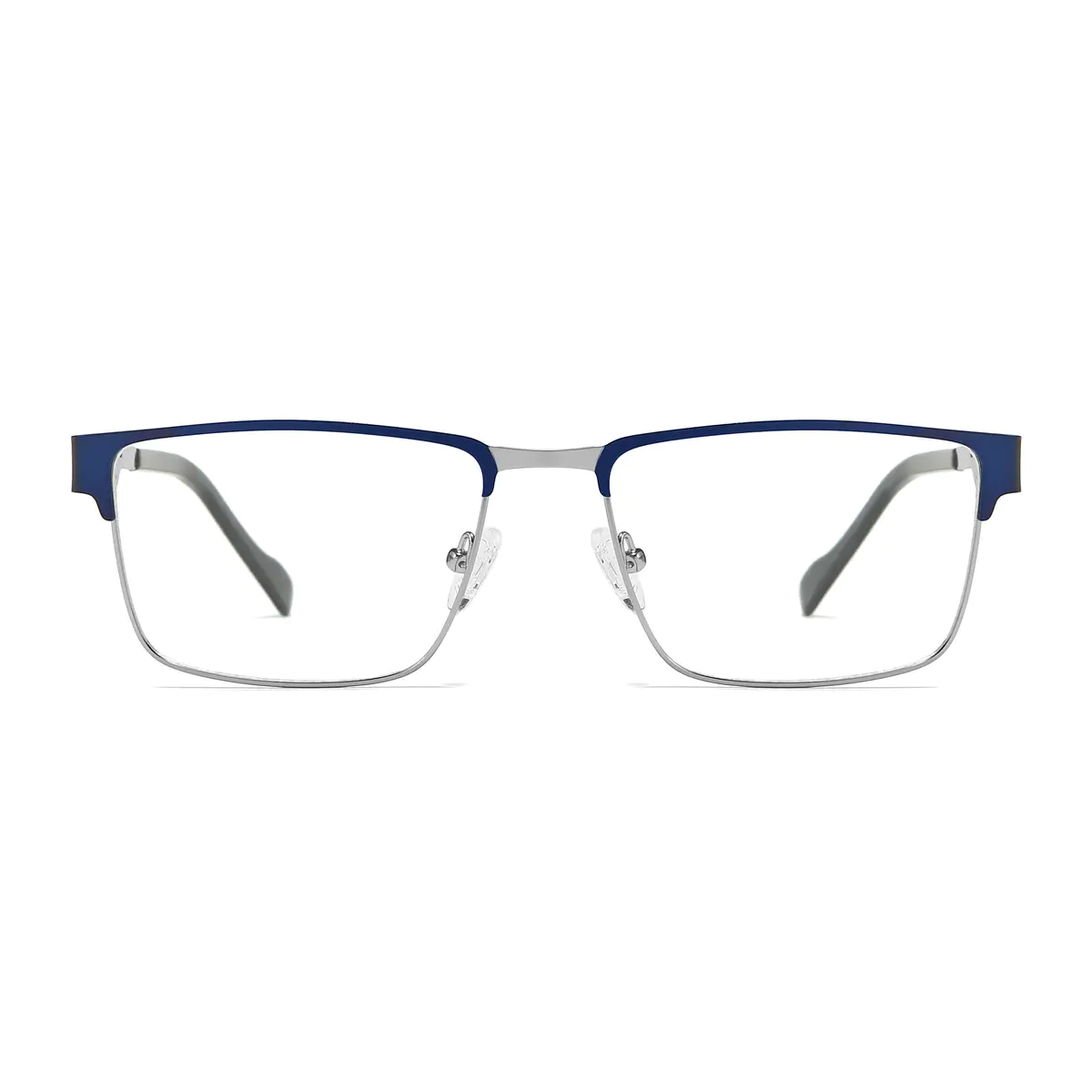 Rectangle Blue Eyeglasses