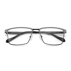 Rectangle Black/Gray Eyeglasses
