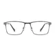 Rectangle Black/Gray Eyeglasses