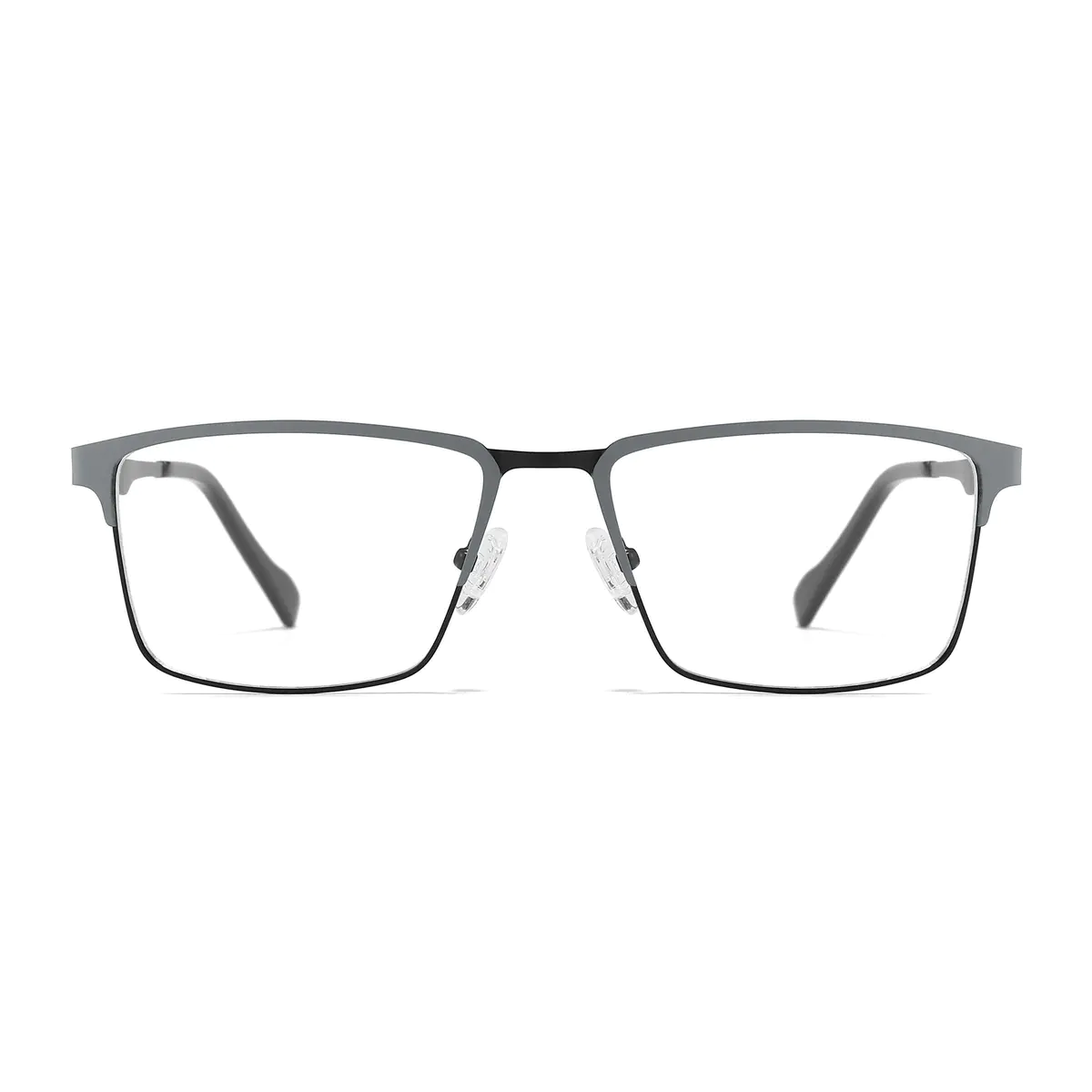 Rectangle Black/Gray Eyeglasses