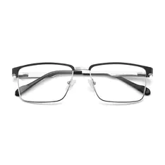 Rectangle Black/Silver Eyeglasses