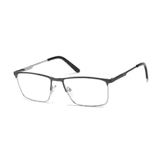 Rectangle Gray Eyeglasses