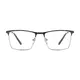 Rectangle Gray Eyeglasses