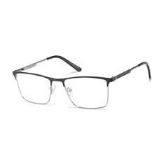 Rectangle Gray Eyeglasses