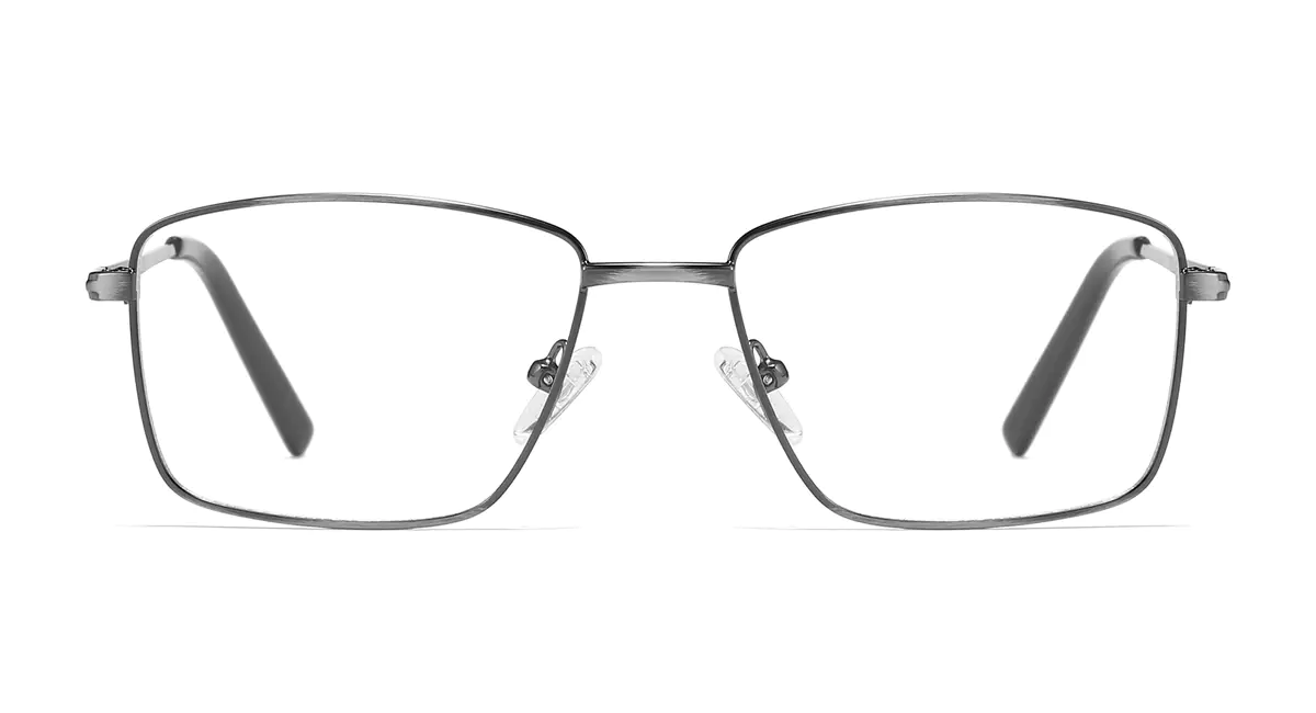 Rectangle Silver Eyeglasses