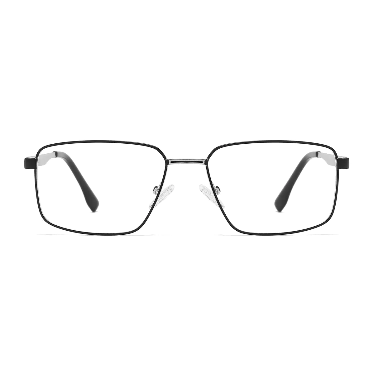 Rectangle Black/Silver Eyeglasses