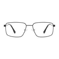 Rectangle Black/Silver Eyeglasses