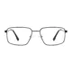 Rectangle Black/Silver Eyeglasses