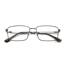 Rectangle Brown Eyeglasses
