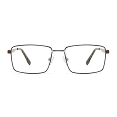 Rectangle Brown Eyeglasses