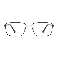Rectangle Black/Silver Eyeglasses