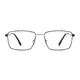 Rectangle Black/Silver Eyeglasses