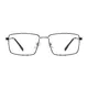 Rectangle Black/Silver Eyeglasses