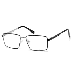 Rectangle Black/Silver Eyeglasses