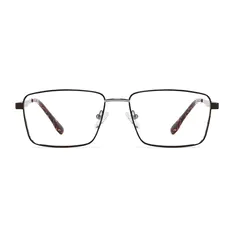 Rectangle Brown Eyeglasses