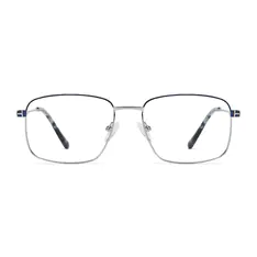 Square Tortoiseshell/Blue Eyeglasses