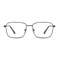 Rectangle Gray Eyeglasses