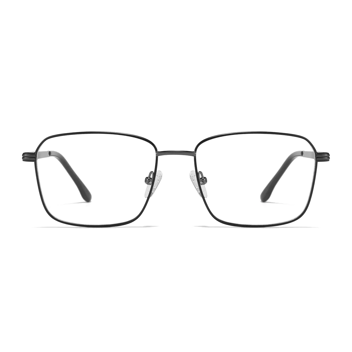 Rectangle Gray Eyeglasses