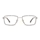 Rectangle Brown/Golden Eyeglasses