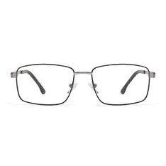 Rectangle Gray Eyeglasses