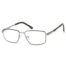Rectangle Brown Eyeglasses