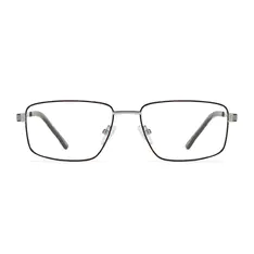 Rectangle Brown Eyeglasses