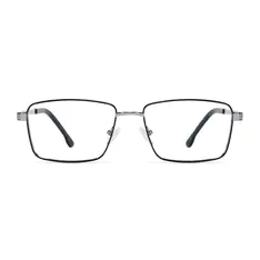 Rectangle Blue Eyeglasses