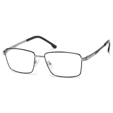 Rectangle Blue Eyeglasses