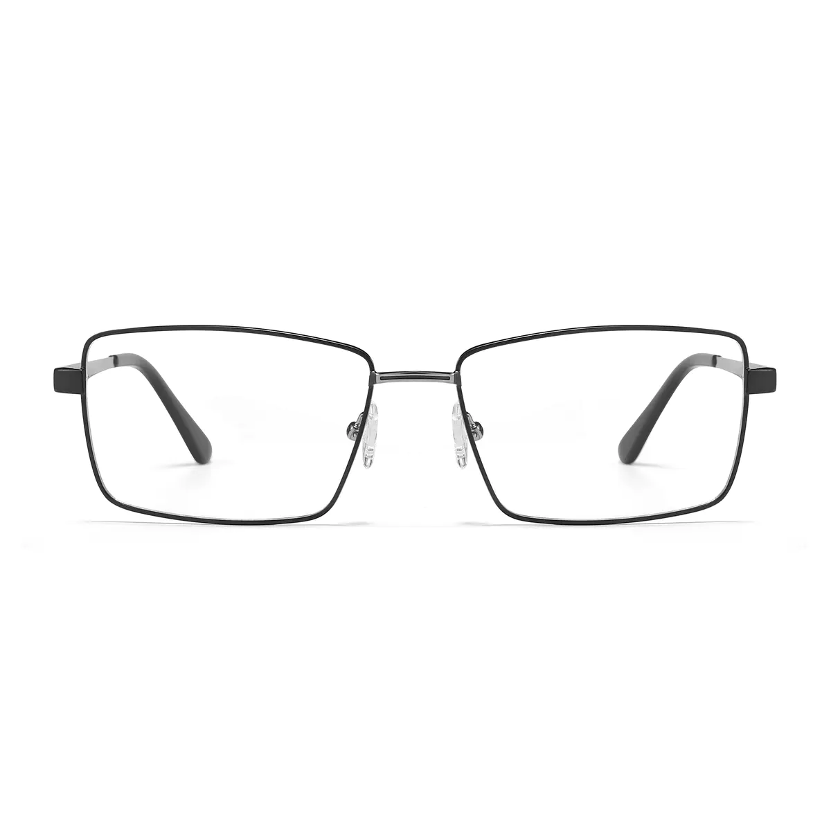 Rectangle Gray Eyeglasses