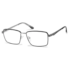 Rectangle Black/Silver Eyeglasses