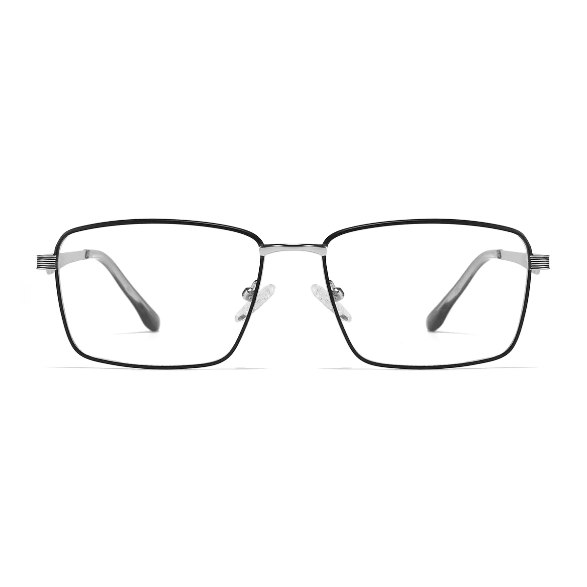 Rectangle Black/Silver Eyeglasses