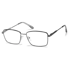 Rectangle Black/Silver Eyeglasses