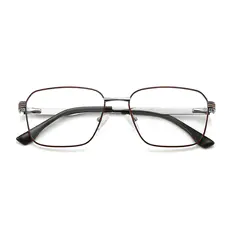 Rectangle Brown Eyeglasses