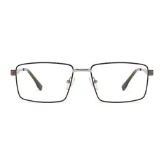Rectangle Brown Eyeglasses