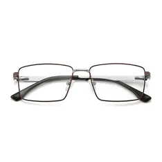 Rectangle Brown Eyeglasses
