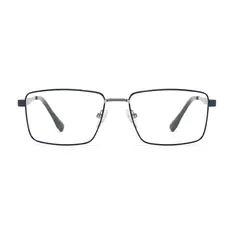 Rectangle Blue Eyeglasses