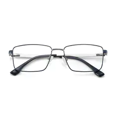 Rectangle Blue Eyeglasses
