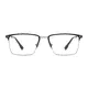 Rectangle Black/Silver Eyeglasses