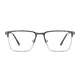 Rectangle Gray Eyeglasses