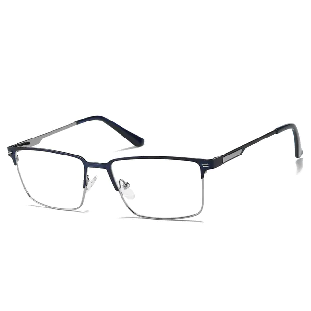 Rectangle Brown Eyeglasses