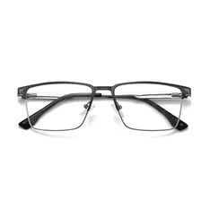 Rectangle Gray Eyeglasses