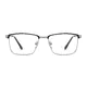 Rectangle Blue/Gray Eyeglasses