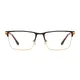 Rectangle Red/Gold Eyeglasses