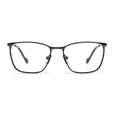 Square Black Eyeglasses