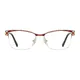 Rectangle Rose Gold/Red Eyeglasses