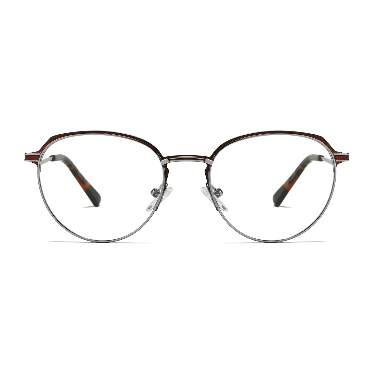 Round  Brown/Tortoiseshell Eyeglasses