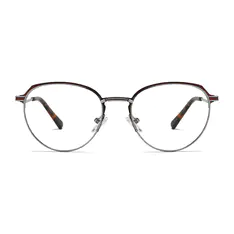 Round Brown/Tortoiseshell Eyeglasses