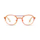 Round Orange Eyeglasses