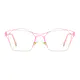 Geometric Pink Eyeglasses